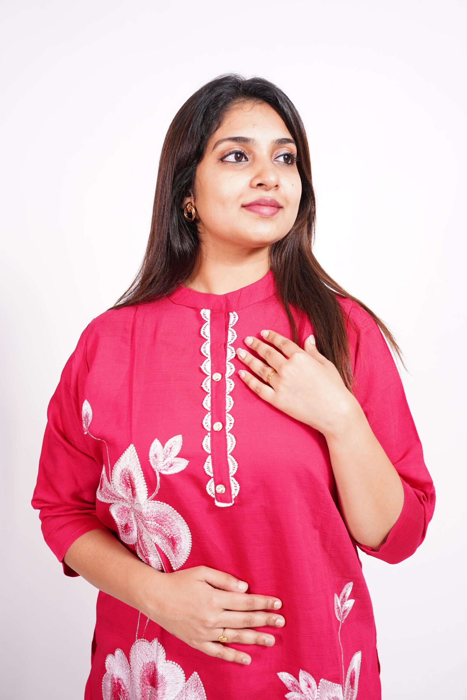 Magenta Co-ords set- Close Pose